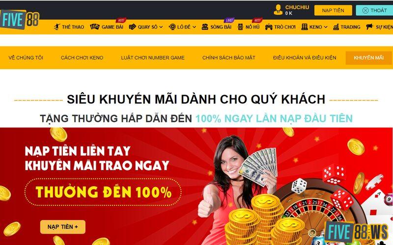 Khuyen-mai-Five88-nap-lan-dau